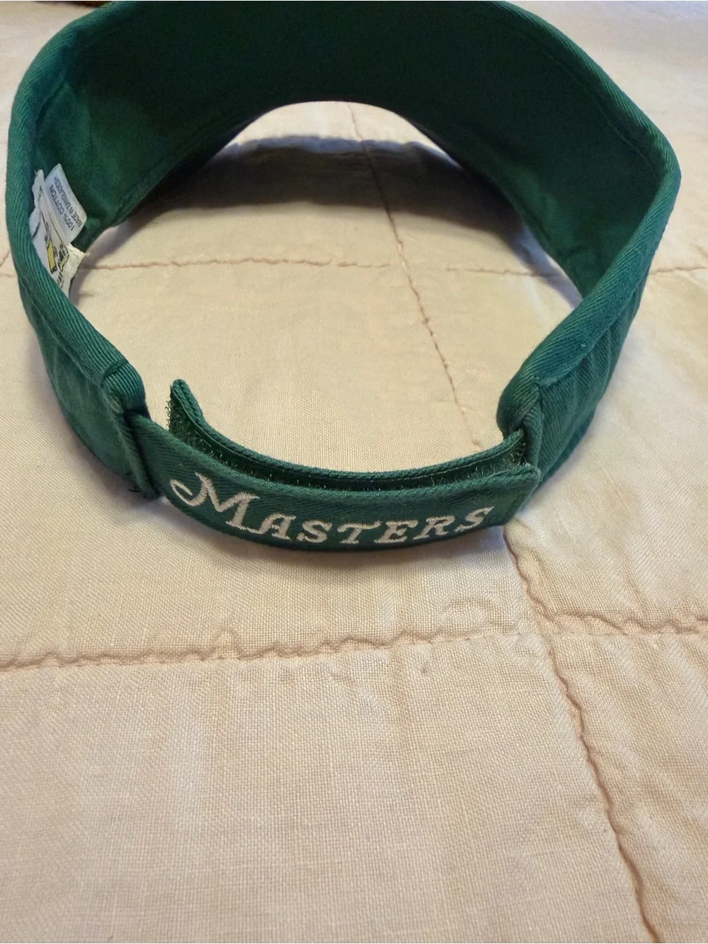 Masters Green Embroidered Golf Visor